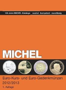 MICHEL-Euro, Kurs und Gedenkmünzen 2012/2013 - in Farbe