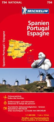 Spanien  Portugal (Michelin Nationalkarte)