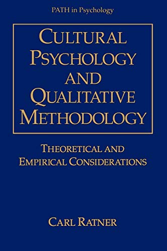 Cultural Psychology and Qualitative Methodology: Theoretical and Empirical Considerations (Path in Psychology)