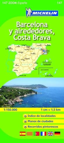 Barcelona Y Alreded. C. Brava (Mapas Zoom Michelin)