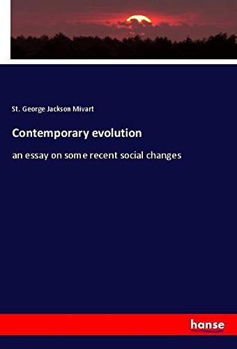 Contemporary evolution: an essay on some recent social changes
