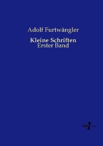Kleine Schriften: Erster Band