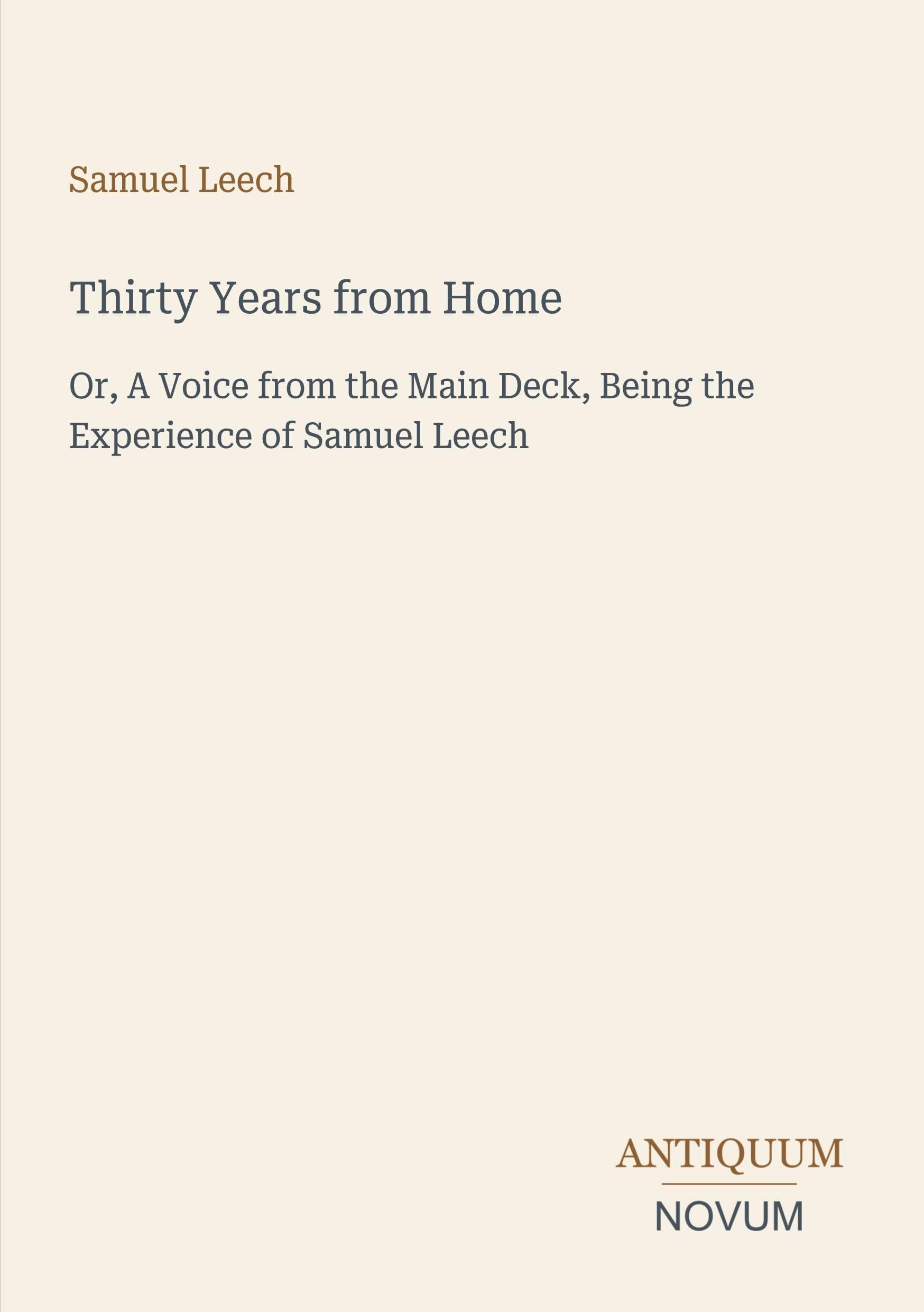 Thirty Years from Home
