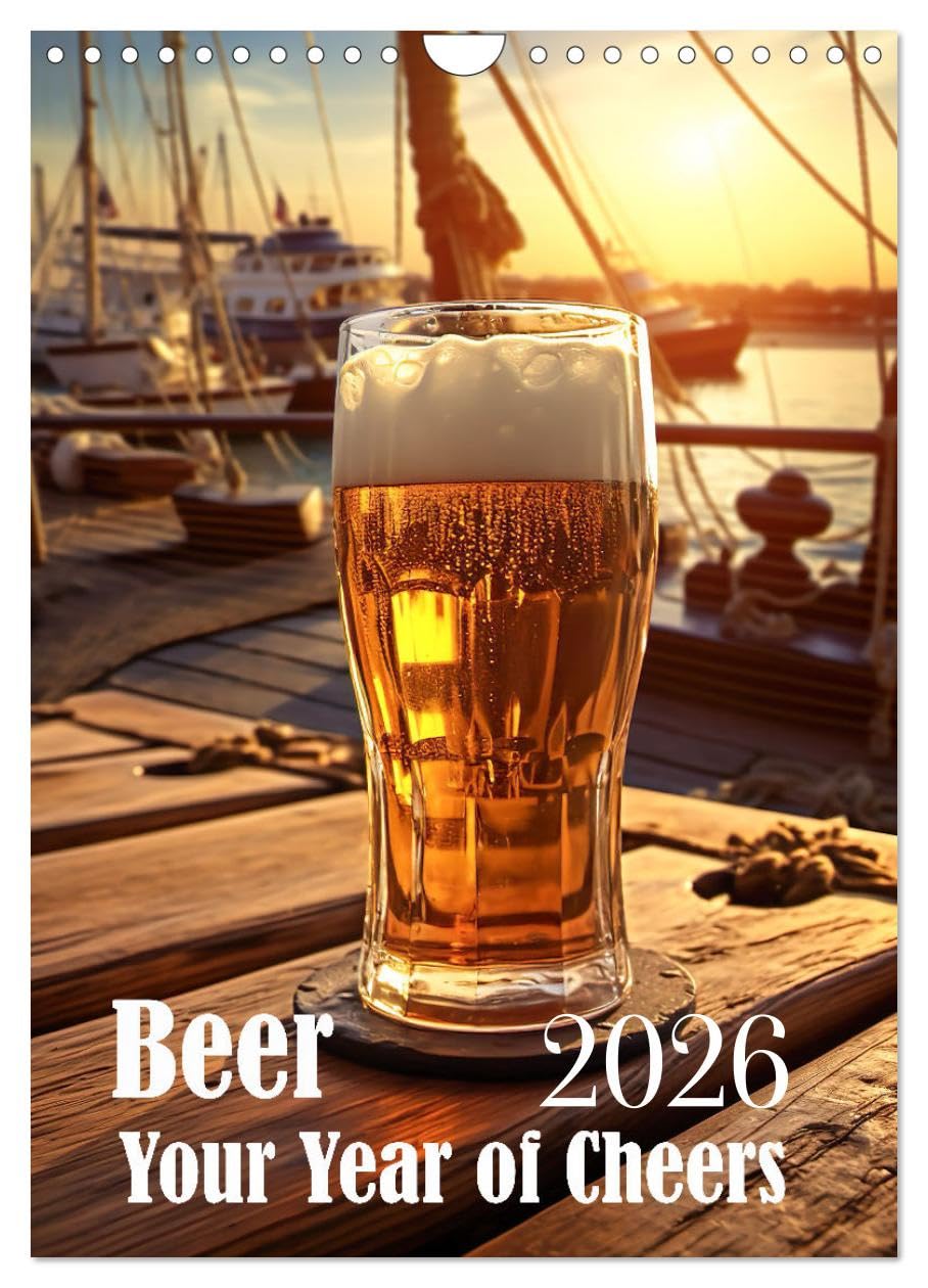 Beer (Wall Calendar 2026 DIN A4 portrait), CALVENDO 12 Month Wall Calendar: Your year of cheers