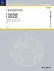 Drei Sonaten: 1 Blockflöte (S/A/T) oder andere Melodie-Instrumente und Basso continuo. Partitur und Stimmen. (Edition Schott)