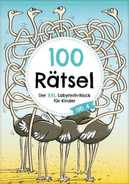 Wirth, Lisa: 100 Rätsel: Der XXL Labyrinth-Block für Kinder ab 4