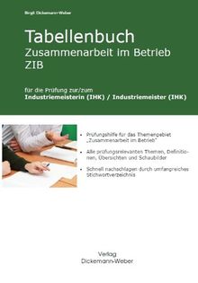 Tabellenbuch ZIB - Zusammenarbeit im Betrieb