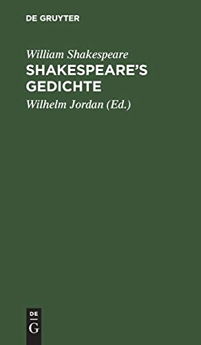 Shakespeare’s Gedichte
