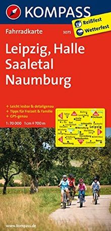 Leipzig - Halle - Saaletal - Naumburg: Fahrradkarte. GPS-genau. 1:70000 (KOMPASS-Fahrradkarten Deutschland)