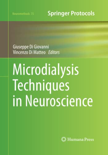 Microdialysis Techniques in Neuroscience (Neuromethods, Band 75)
