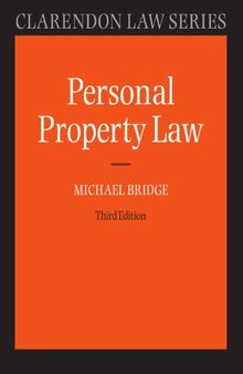 Personal Property Law (Clarendon Law Series)