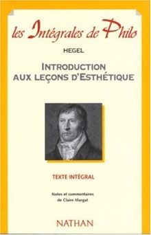 Introduction aux leçons d'esthétique