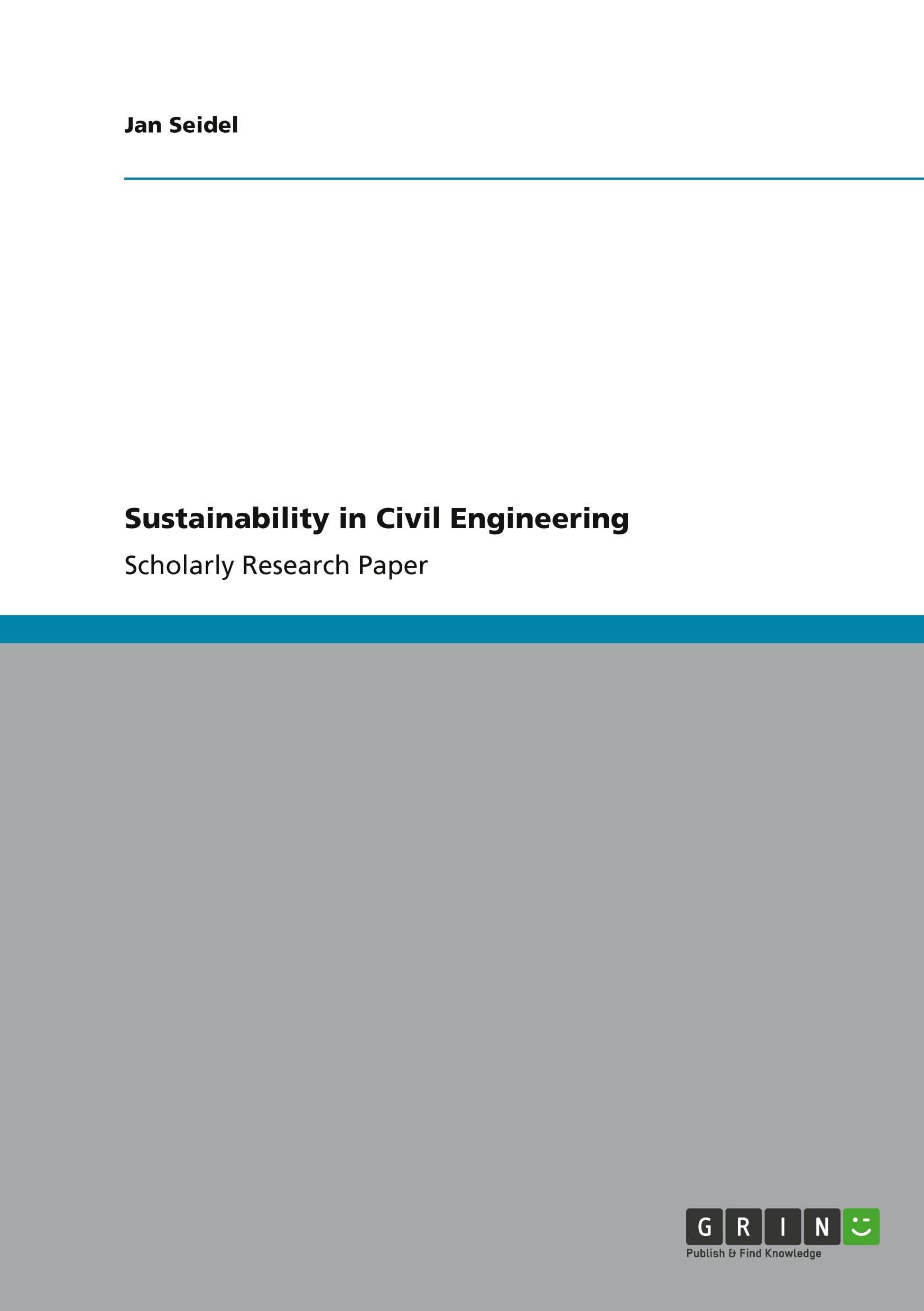 Sustainability in Civil Engineering