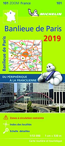 PARIS BANLIEUE 11101 CARTE MICHELIN KAART 2019 (CARTES, 4550)