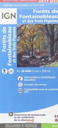 Foret de Fontainebleau: IGN.P.2417OTR (Ign Map)