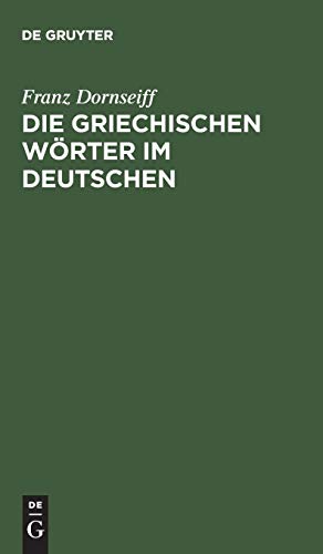 Die griechischen Wörter im Deutschen