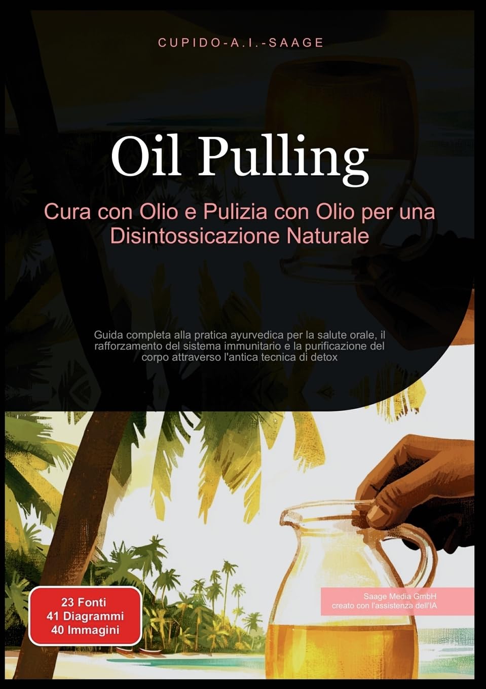 Oil Pulling: Cura con Olio e Pulizia con Olio per una Disintossicazione Naturale. Guida completa alla pratica ayurvedica per la salute orale, il ... tecnica di detox (Oil pulling (IT), Band 1)