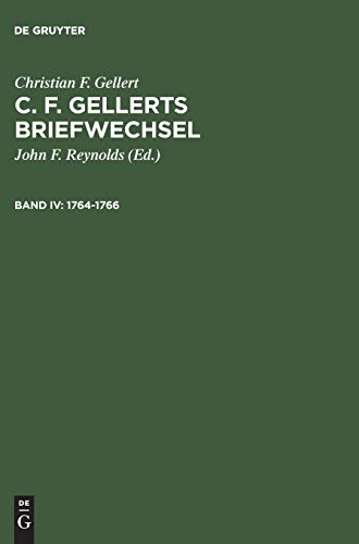 1764–1766 (Christian F. Gellert: C. F. Gellerts Briefwechsel)