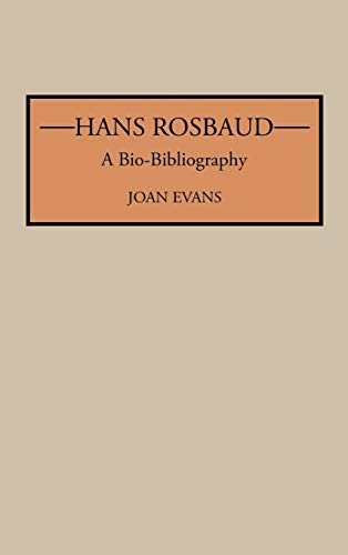 Hans Rosbaud: A Bio-Bibliography (Bio-bibliographies in Music)