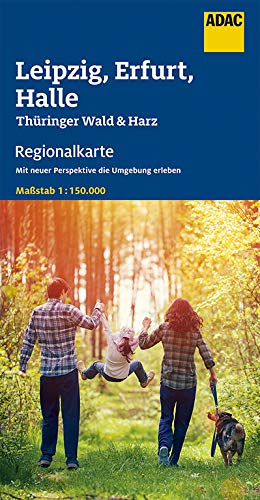 ADAC Regionalkarte Blatt 9 Leipzig, Erfurt, Halle: Thüringer Wald & Harz 1:150 000 (ADAC Regionalkarten 1:150.000)
