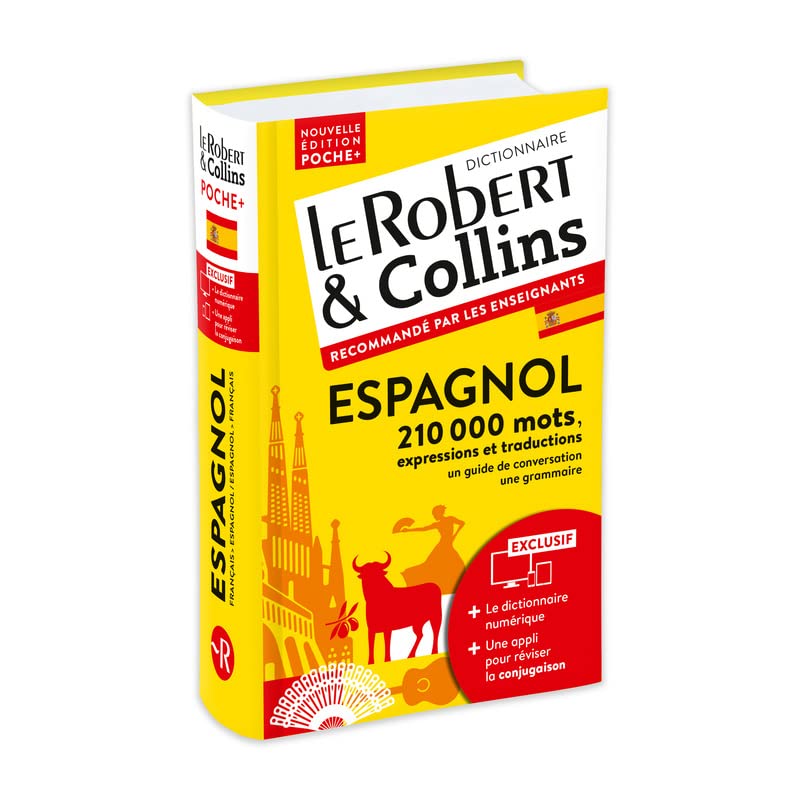 Le Robert & Collins espagnol poche + : français-espagnol, espagnol ..., image size:800x800
