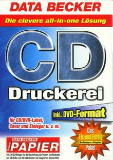 Die große CD- Druckerei 2001. CD- ROM für Windows 95/98/ NT4/ ME/2000