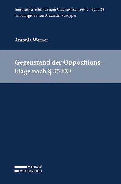 Gegenstand der Oppositionsklage nach § 35 EO - Neuware