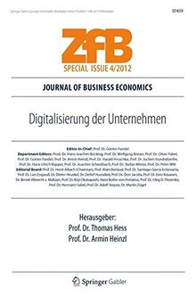 Digitalisierung der Unternehmen (ZfB Special Issue) (German Edition)