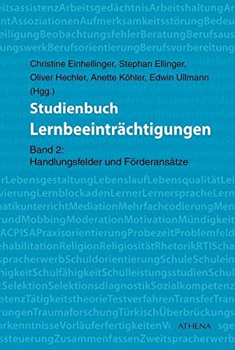 Studienbuch Lernbeeinträchtigungen - Christine Einhellinger Stephan Ellinger Oliver Hechler Anette Köhler Edwin Ullmann Kartoniert (TB)