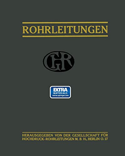 Rohrleitungen (German Edition): Mit online files/update. Gesellschaft für hochdruck-rohrleitungen m.b.h.