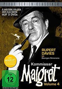 Kommissar Maigret, Vol. 4 / Weitere 9 Folgen der legendären Kultserie mit Rupert Davies nach dem Romanen von Georges Simenon (Pidax Serien-Klassiker) [3 DVDs]