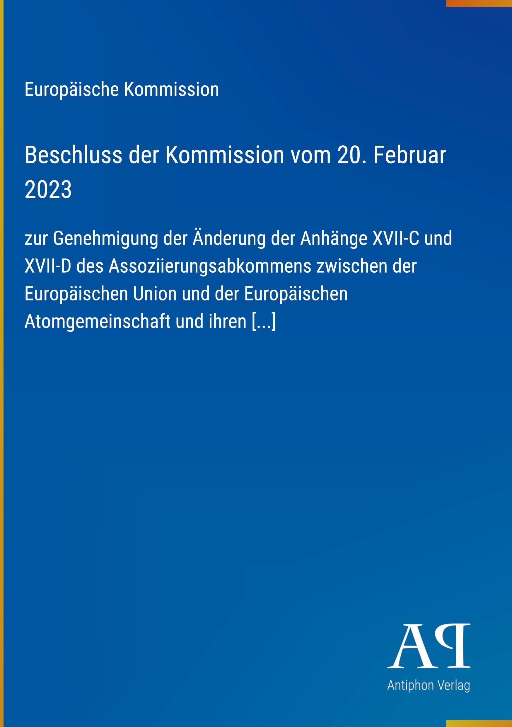 Beschluss der Kommission vom 20. Februar 2023