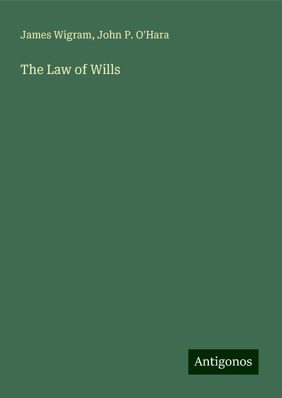 The Law of Wills
