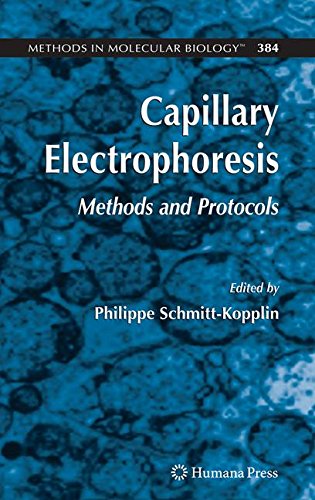 Capillary Electrophoresis: Methods and Protocols (Methods in Molecular Biology)