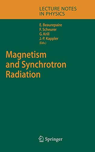 Magnetism and Synchrotron Radiation (Lecture Notes in Physics, 565, Band 565)