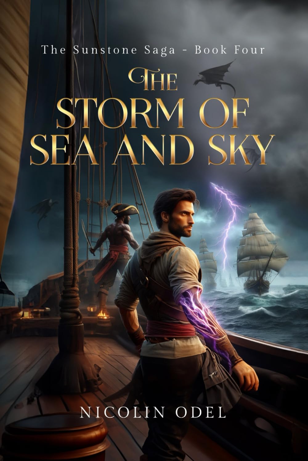 The Storm of Sea and Sky: A Portal-Hopping Epic Fantasy (The Sunstone Saga, Band 4)