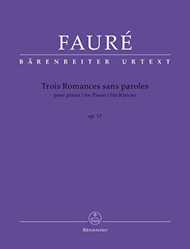 Trois Romances sans paroles für Klavier op. 17