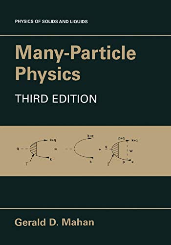 Many-Particle Physics (Physics of Solids and Liquids)
