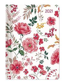 Ladytimer Midi Flowers 2021 - Taschen-Kalender 12x17 cm - Blumen - mit Mattfolie - Notiz-Buch - Weekly - 192 Seiten - Alpha Edition von ALPHA EDITION | Buch | Zustand sehr gut