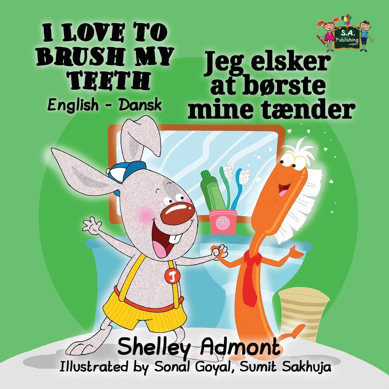 I Love to Brush My Teeth: English Danish: English Danish Bilingual Edition (English Danish Bilingual Collection, Band 2)