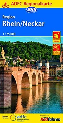 ADFC-Regionalkarte Region Rhein/Neckar, 1:75.000, reiß- und wetterfest, GPS-Tracks Download (ADFC-Regionalkarte 1:75000)