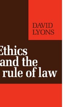 Ethics and the Rule of Law