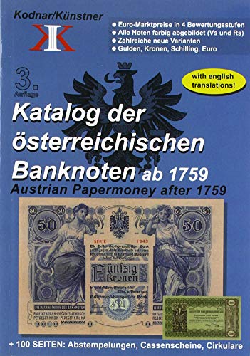 Katalog der österreichischen Banknoten ab 1759