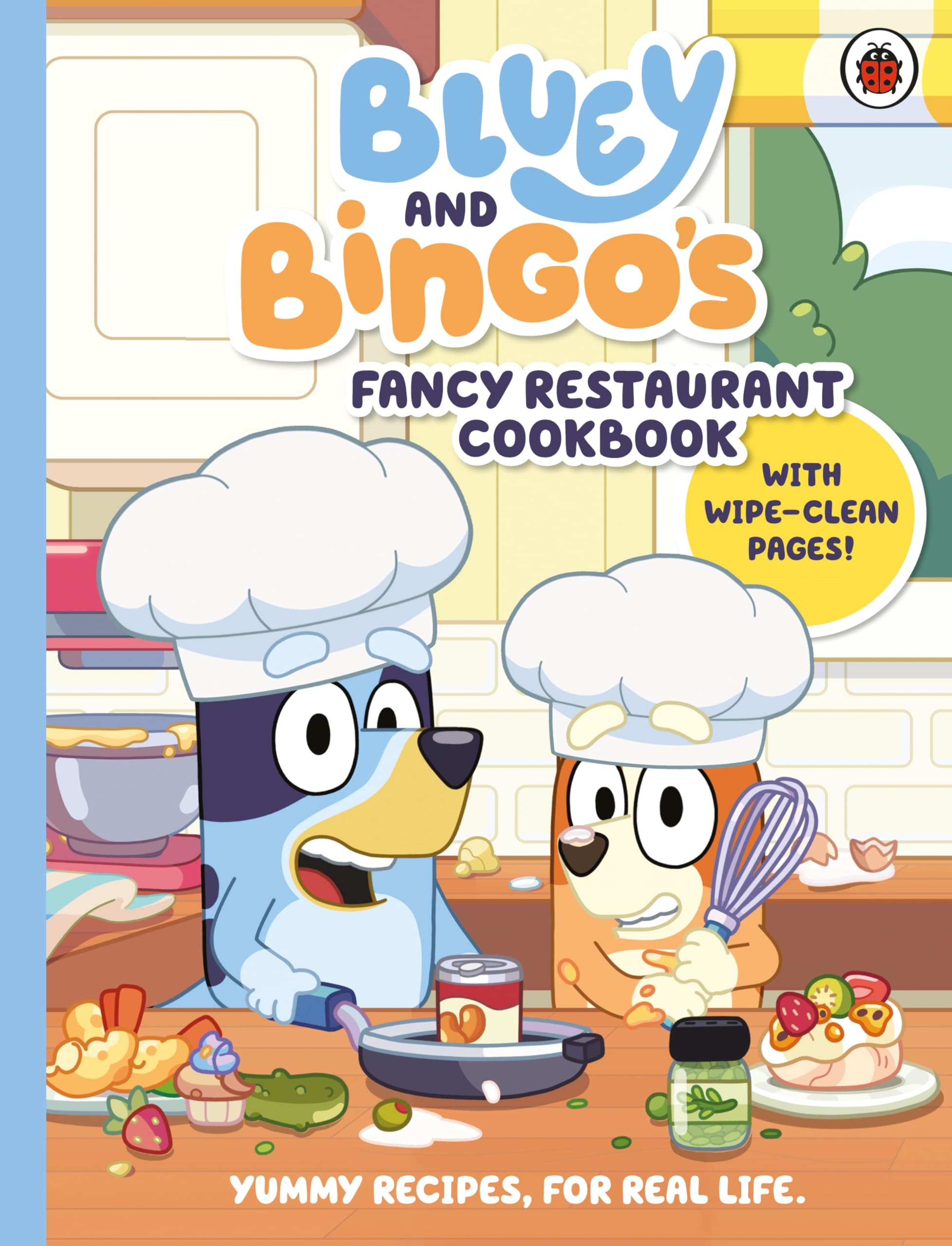 Bluey: Bluey and Bingo’s Fancy Restaurant Cookbook: A fun and easy recipe book for kids, with wipe-clean pages