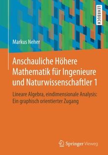 Anschauliche Höhere Mathematik für Ingenieure und Naturwissenschaftler 1: Lineare Algebra, eindimensionale Analysis: Ein graphisch orientierter Zugang