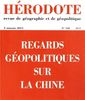 Hérodote, n° 150. Regards géopolitiques sur la Chine