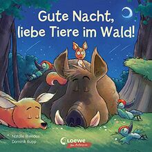 Gute Nacht, liebe Tiere im Wald!: Pappbilderbuch zum Entspannen, Einschlafen und Träumen für Kinder ab 2 Jahren (Loewe von Anfang an)