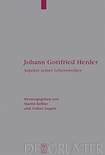 Johann Gottfried Herder: Aspekte seines Lebenswerks (Arbeiten zur Kirchengeschichte, Band 92)