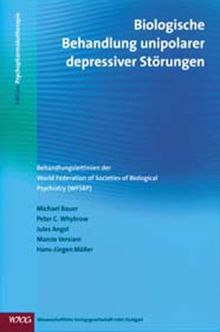 Biologische Behandlung unipolarer depressiver Störungen