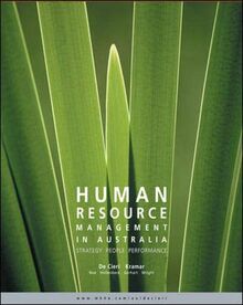 Human Resource Management In Australia: Strategy, People, Performance